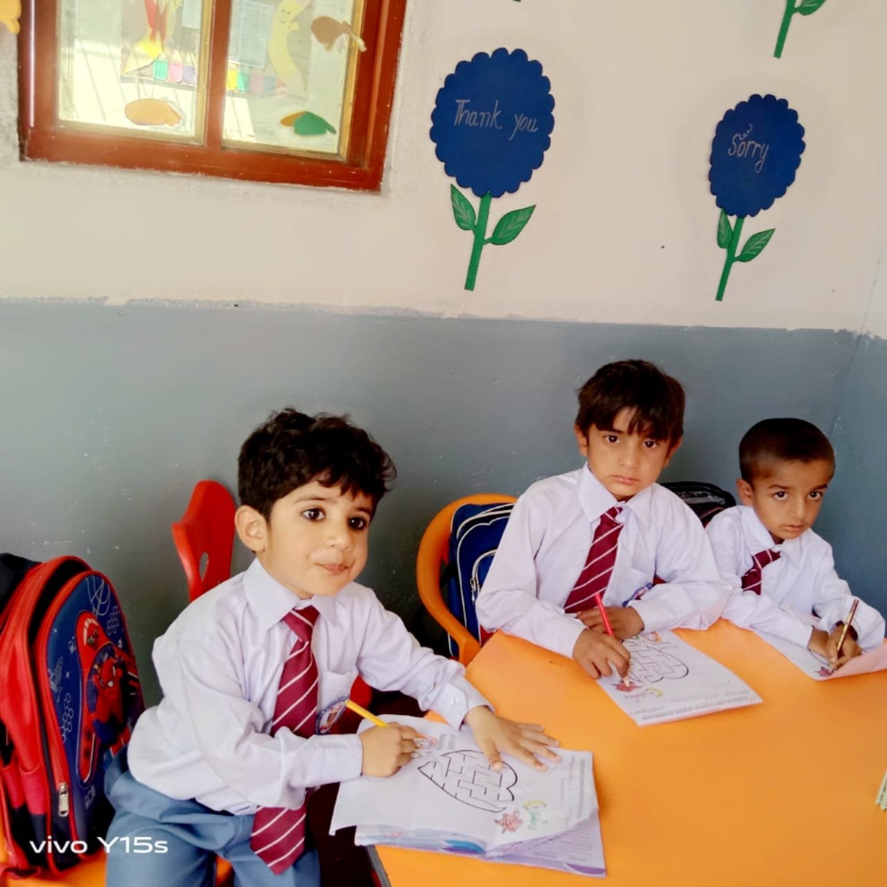 Students learning at Pakistan Educational School System Jand